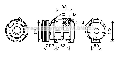 CPK007 AVA QUALITY COOLING kompresszor, klíma